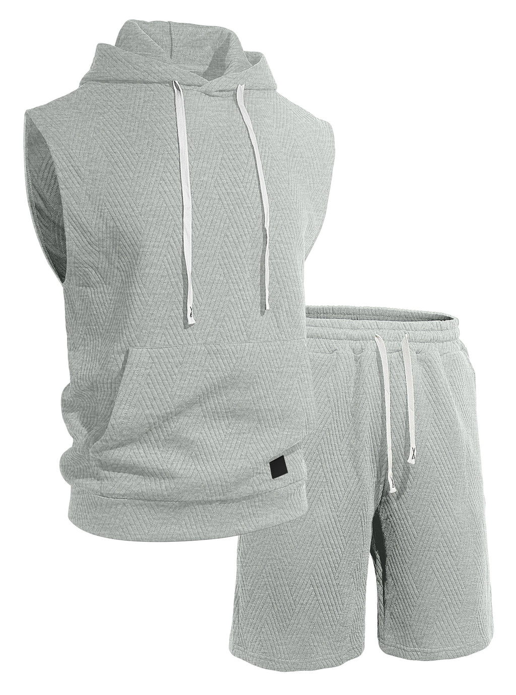 Axel Active Hooded Tank & Shorts Gym Set