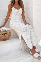 Freya Elegant Knitted Beach Sundress