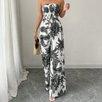 Léa Floral Backless Jumpsuit