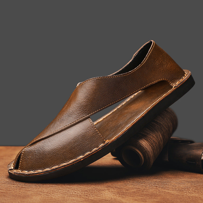 Fabrizio Leather Swathe Sandals