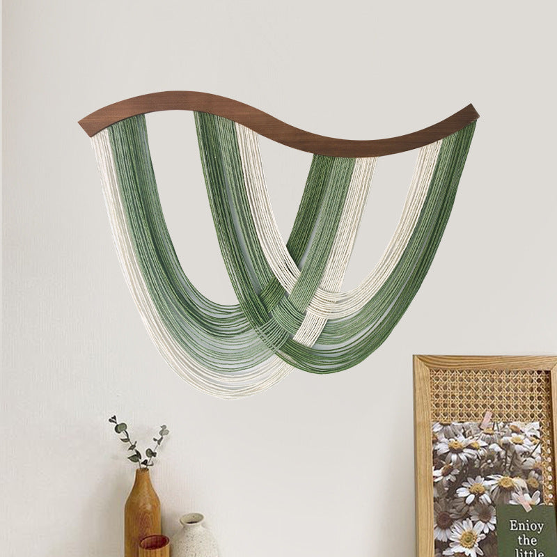Thise Nordic Waves Boho Tapestry