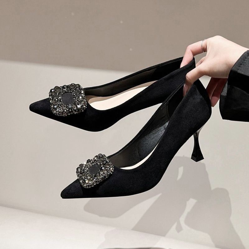 Élise Black Diamond Heels