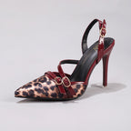 Élise Leopard Luxe Stiletto Heels