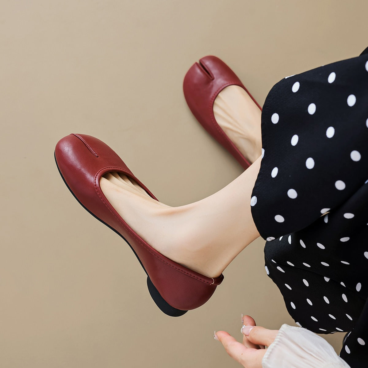 Ava Greene Tabi Slip-Ons