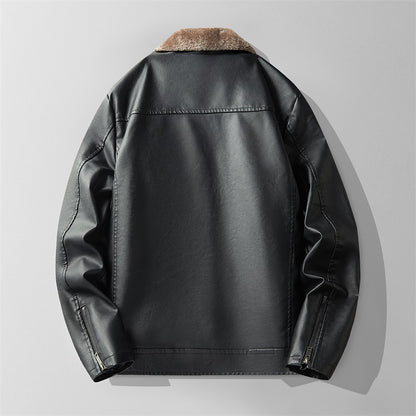 Victor Grey Maverick Fleeced Flight Jacket