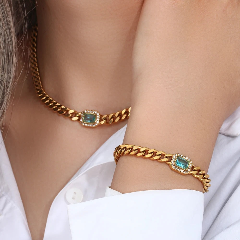 Velouré Radiant Cuban Link