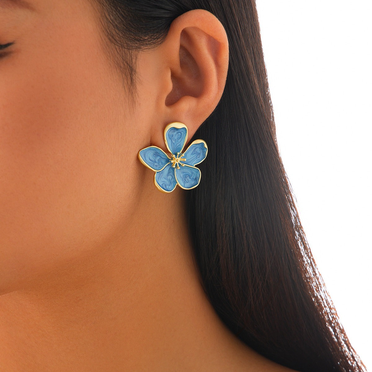 Velouré Golden Fleur Earrings