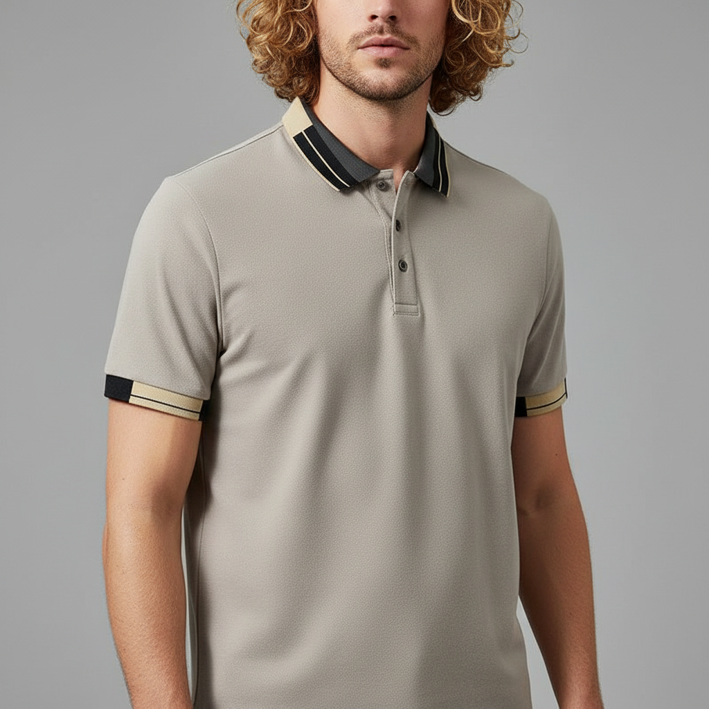 Donovan Contrast Business Polo