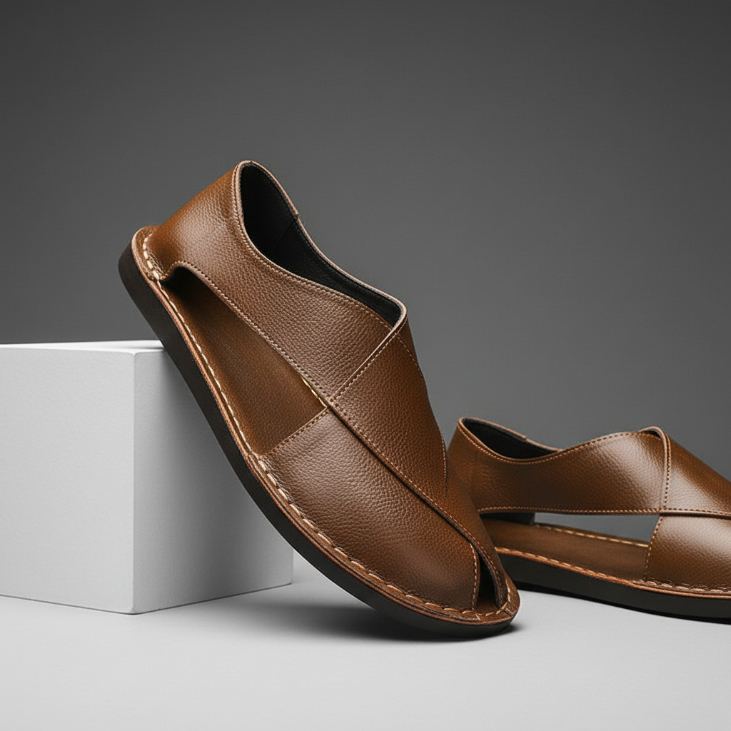 Fabrizio Leather Swathe Sandals