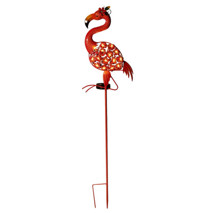 EdenCraft Solar Garden Flamingo Lights