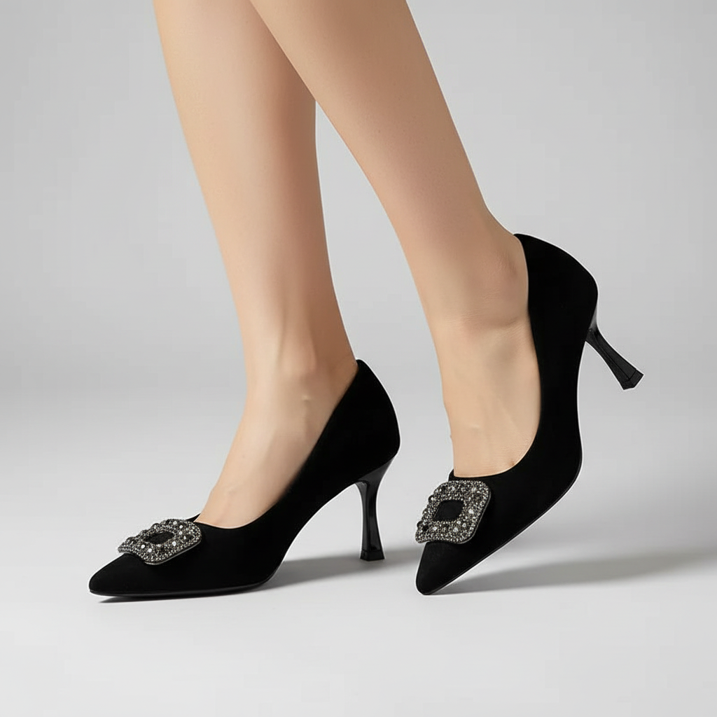 Élise Black Diamond Heels