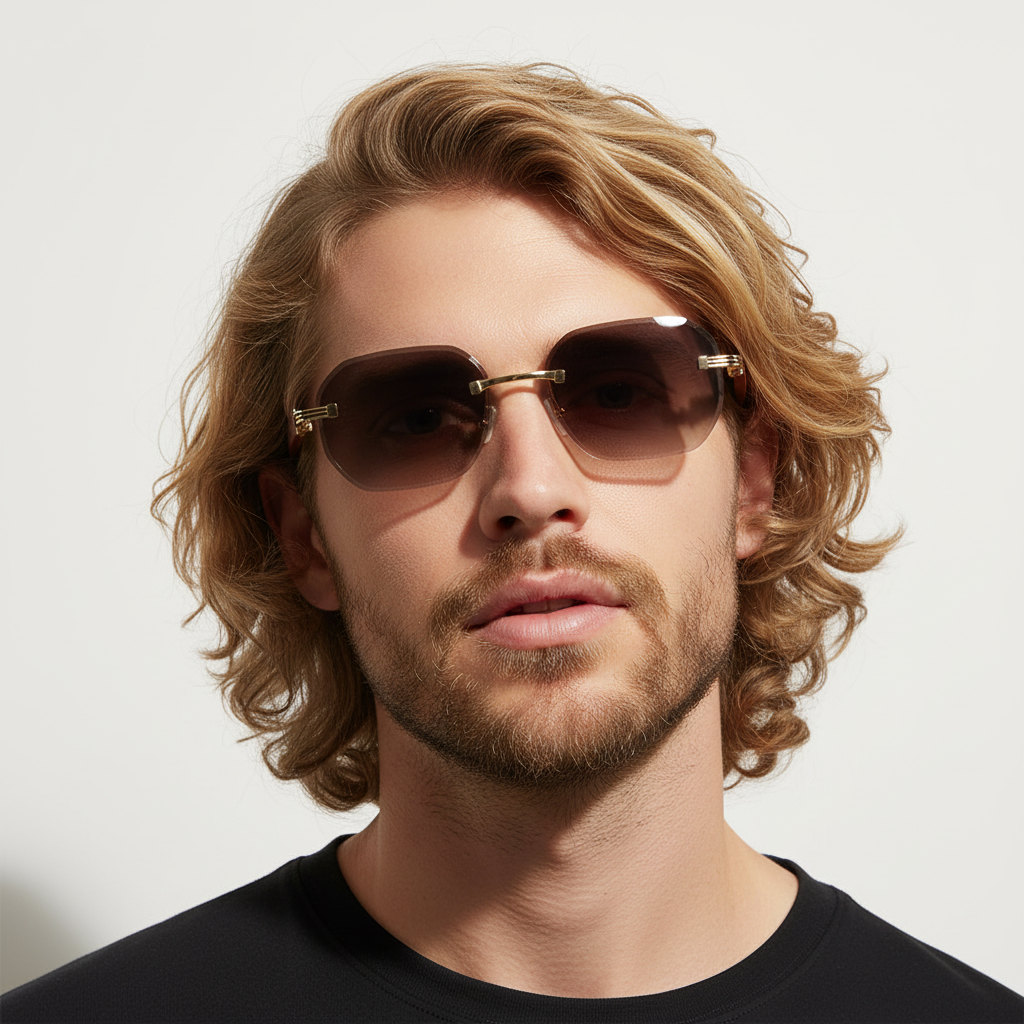 Velouré Rimless Mahogany Shades