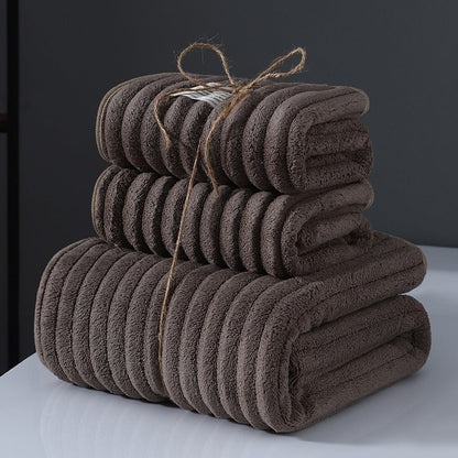 Thise™ Japanese Coral Fleece Towel Set