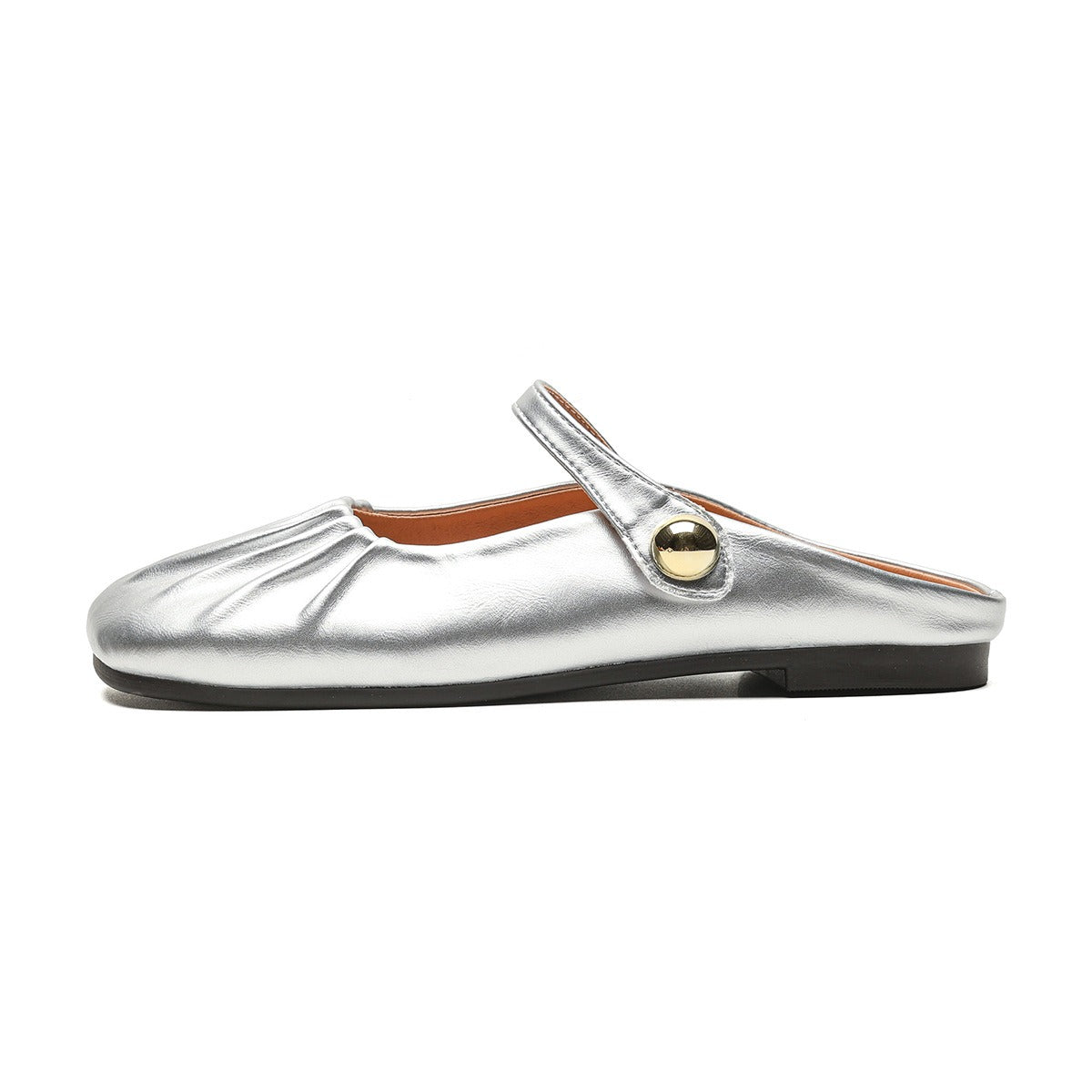 Ava Greene Creased Slip-Ons