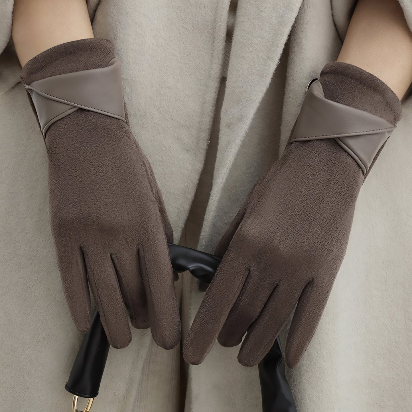 Monroe Jockey Luxury Suede Gloves