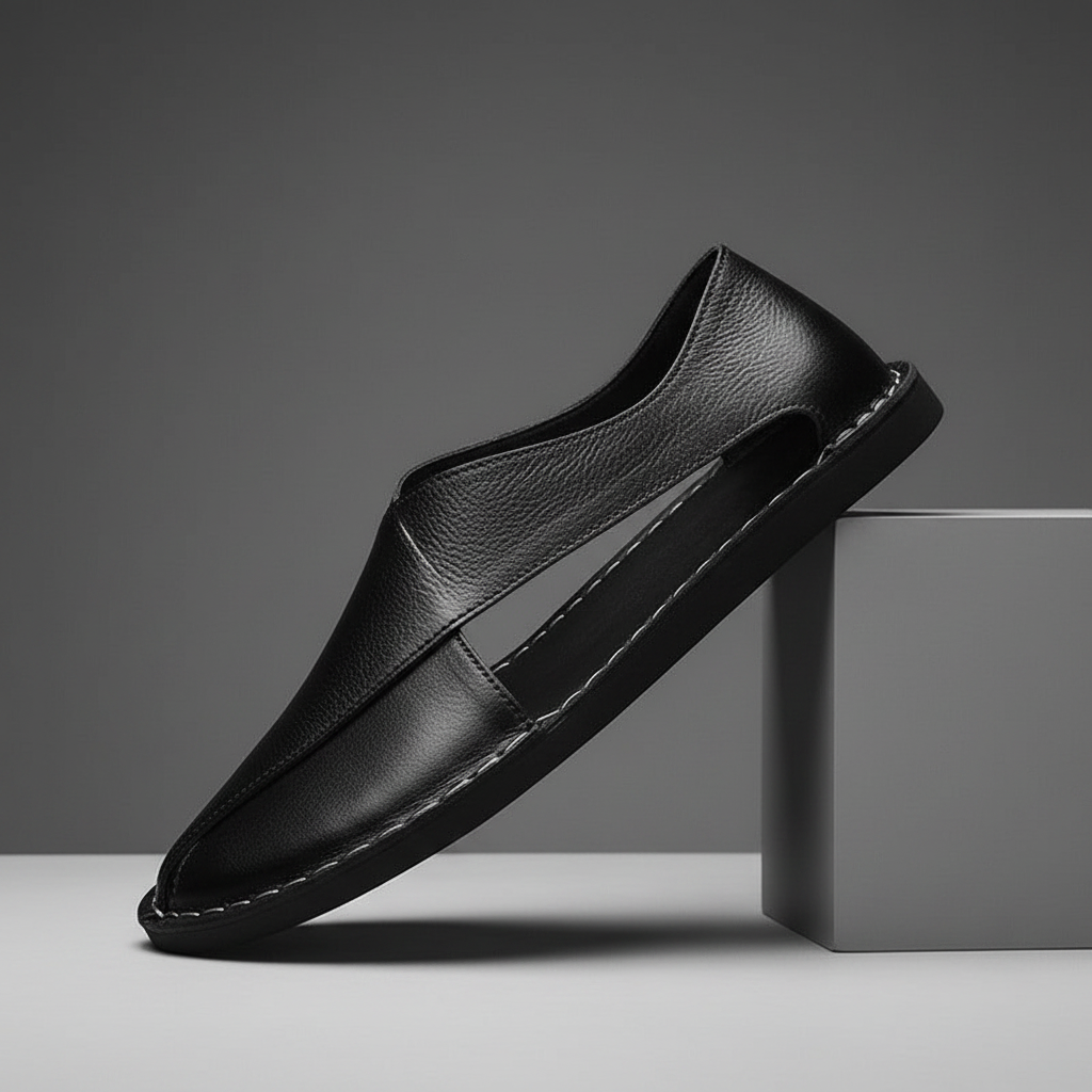 Fabrizio Leather Swathe Sandals