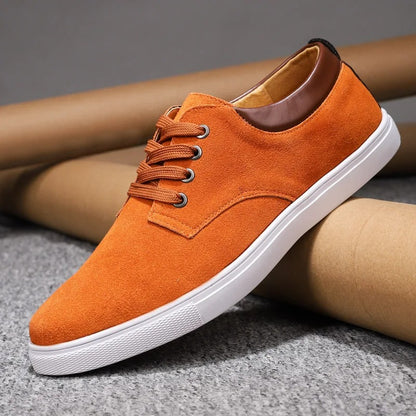 Victor Grey Suede Oxfords