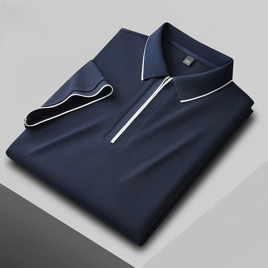 Victor Grey Signature Zip Polo