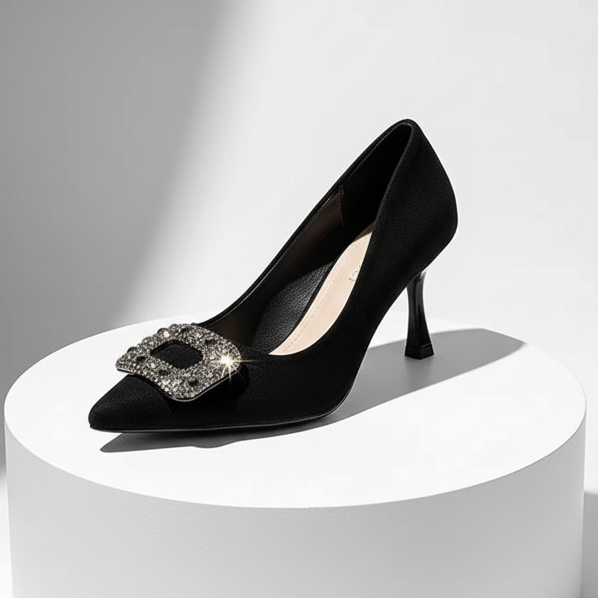Élise Black Diamond Heels