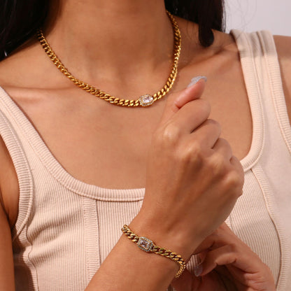 Velouré Radiant Cuban Link