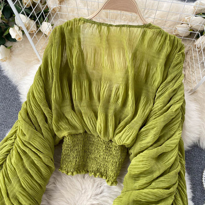 Velvéra Billow Sleeve Top