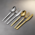 Château Oaks Abstract Ridge Stainless Cutlery Set