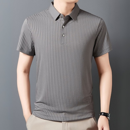 Victor Grey Ice Rib Polo