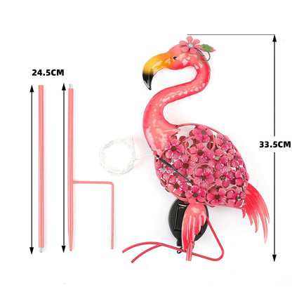 EdenCraft Solar Garden Flamingo Lights