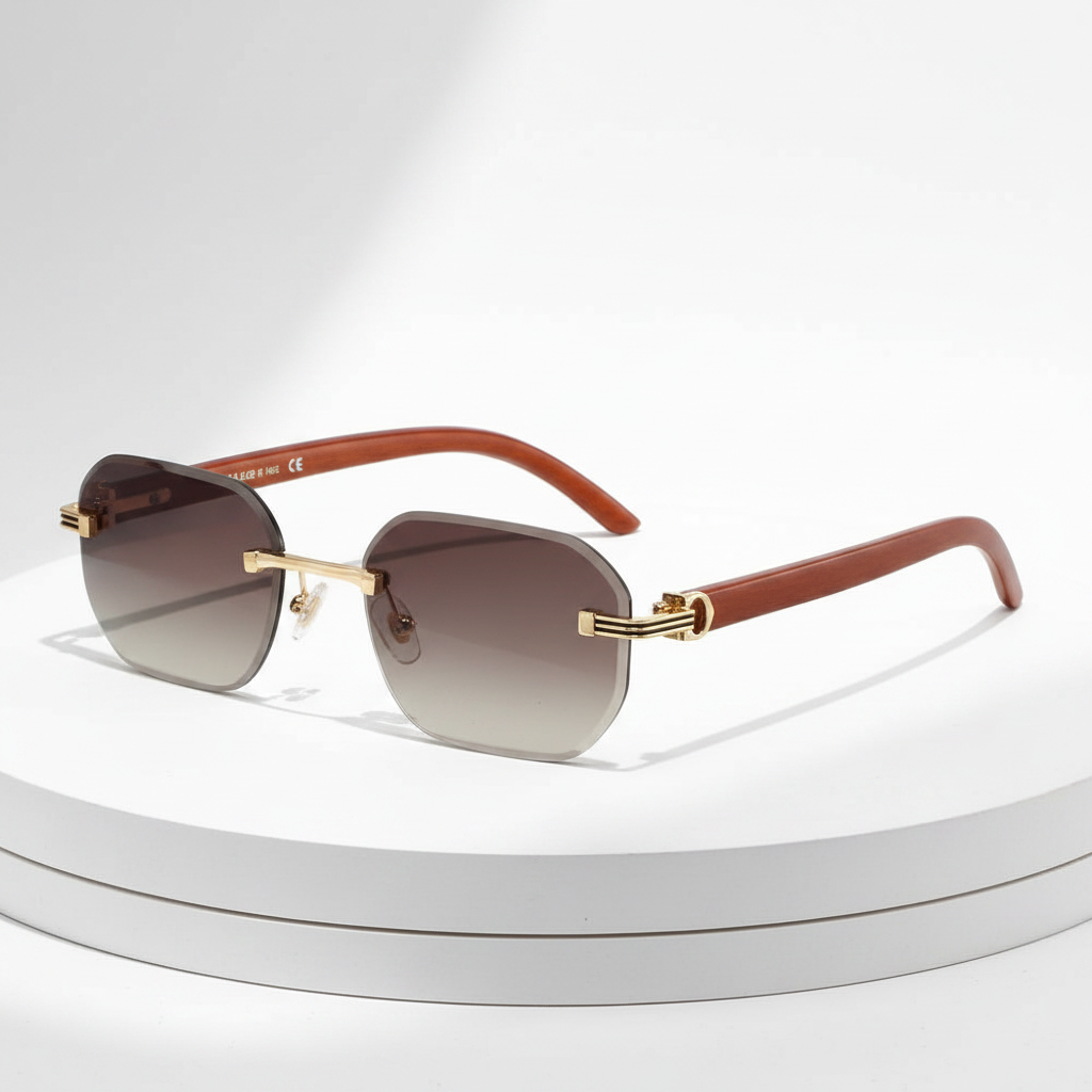 Velouré Rimless Mahogany Shades