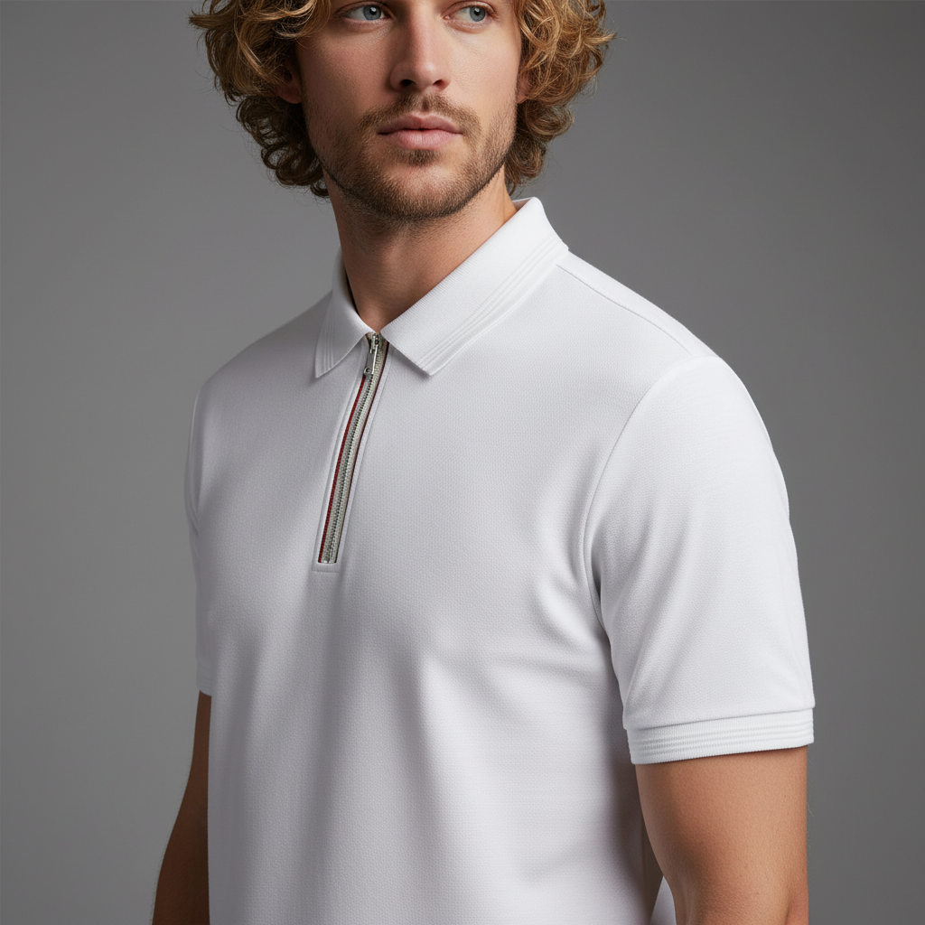 Donovan Cotton Blend Straight Polo