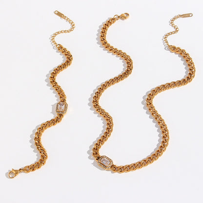 Velouré Radiant Cuban Link